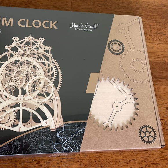 Hands Craft Pendulum Clock Mechanical Gears LK501 3D Wooden Puzzle *PRICE FIRM* - Picture 3 of 8